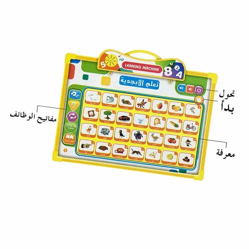 Arabic English Alphabet Tablet for Kids Learn Vocabulary and Pronounce Muslim Educational Toys - ToylandEU