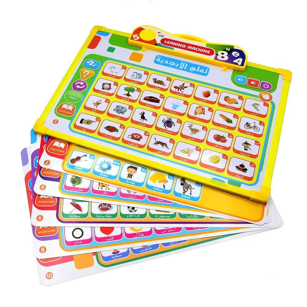 Arabic English Alphabet Tablet for Kids Learn Vocabulary and Pronounce Muslim Educational Toys - ToylandEU