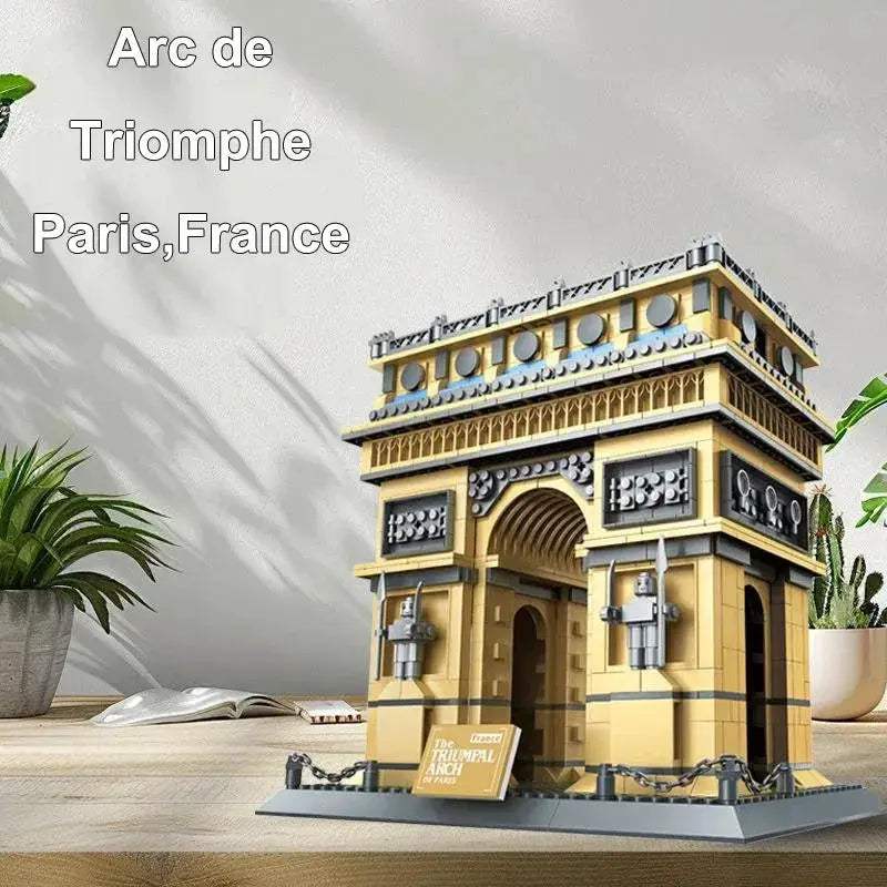 Arc de Triomphe Building Blocks Set Lego Compatible 1377 Pieces - ToylandEU