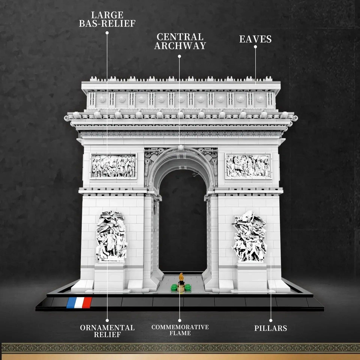  Arc de Triomphe Building Blocks Set Lego Compatible -  ToylandEU™
