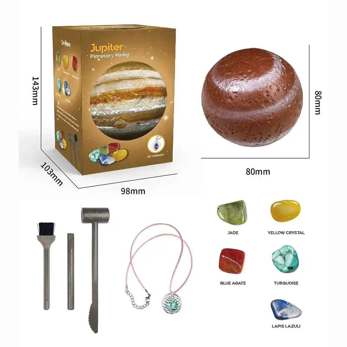 Archaeology Dig Kit For Kids Gem Ore Discovery STEM Learning - ToylandEU
