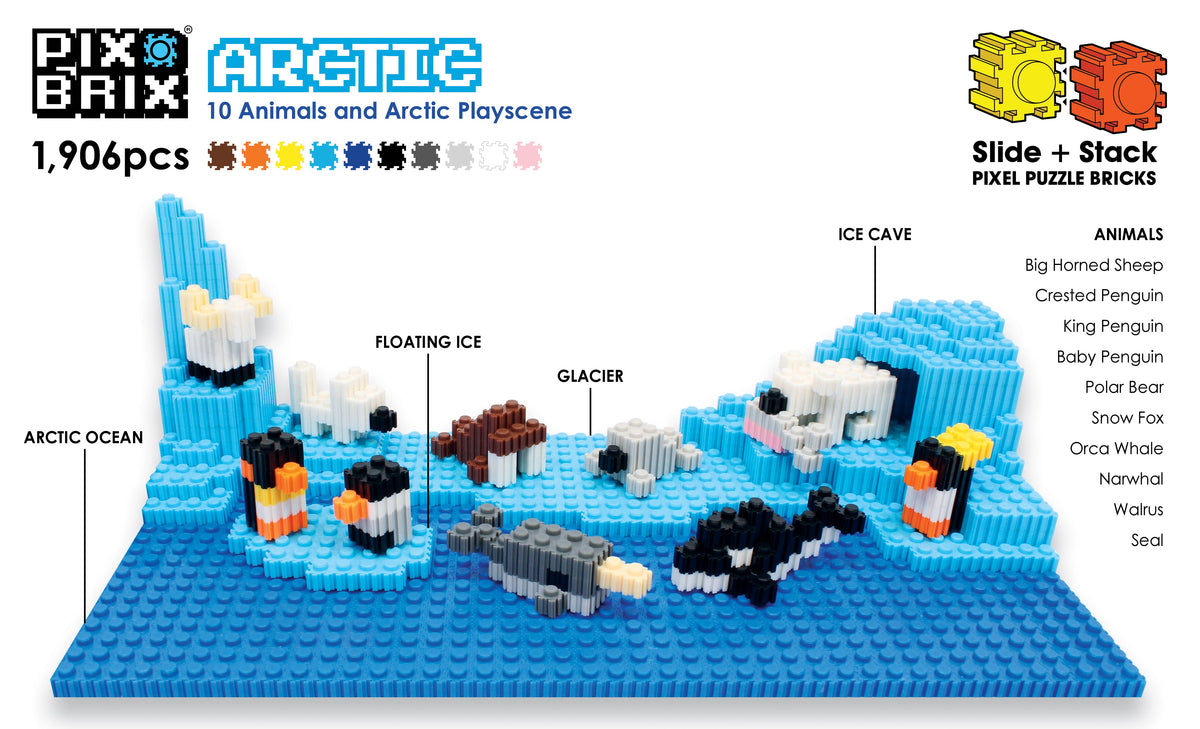 Arctic Building Blocks Set | 1906 Pieces | Toylandeu™