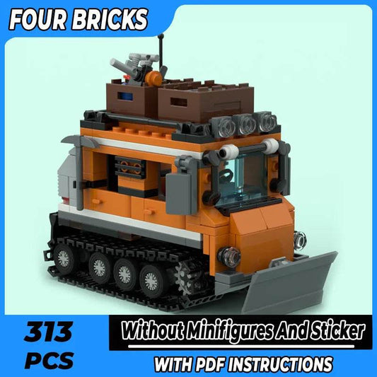 Arctic Explorer Building Set: MOC Adventure Car Model Building Bricks MOC - ToylandEU