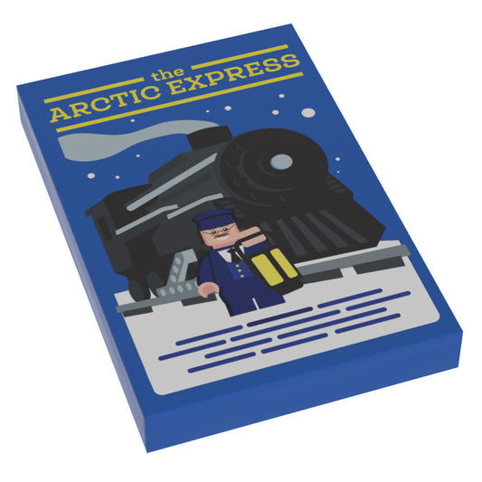 Arctic Express Train Christmas Movie Cover (2x3 Tile) - B3 Customs - ToylandEU