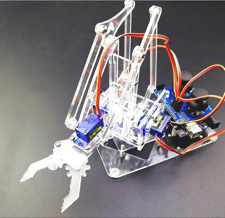 Arduino Robot Arm Kit With Four DoF Claw System - ToylandEU