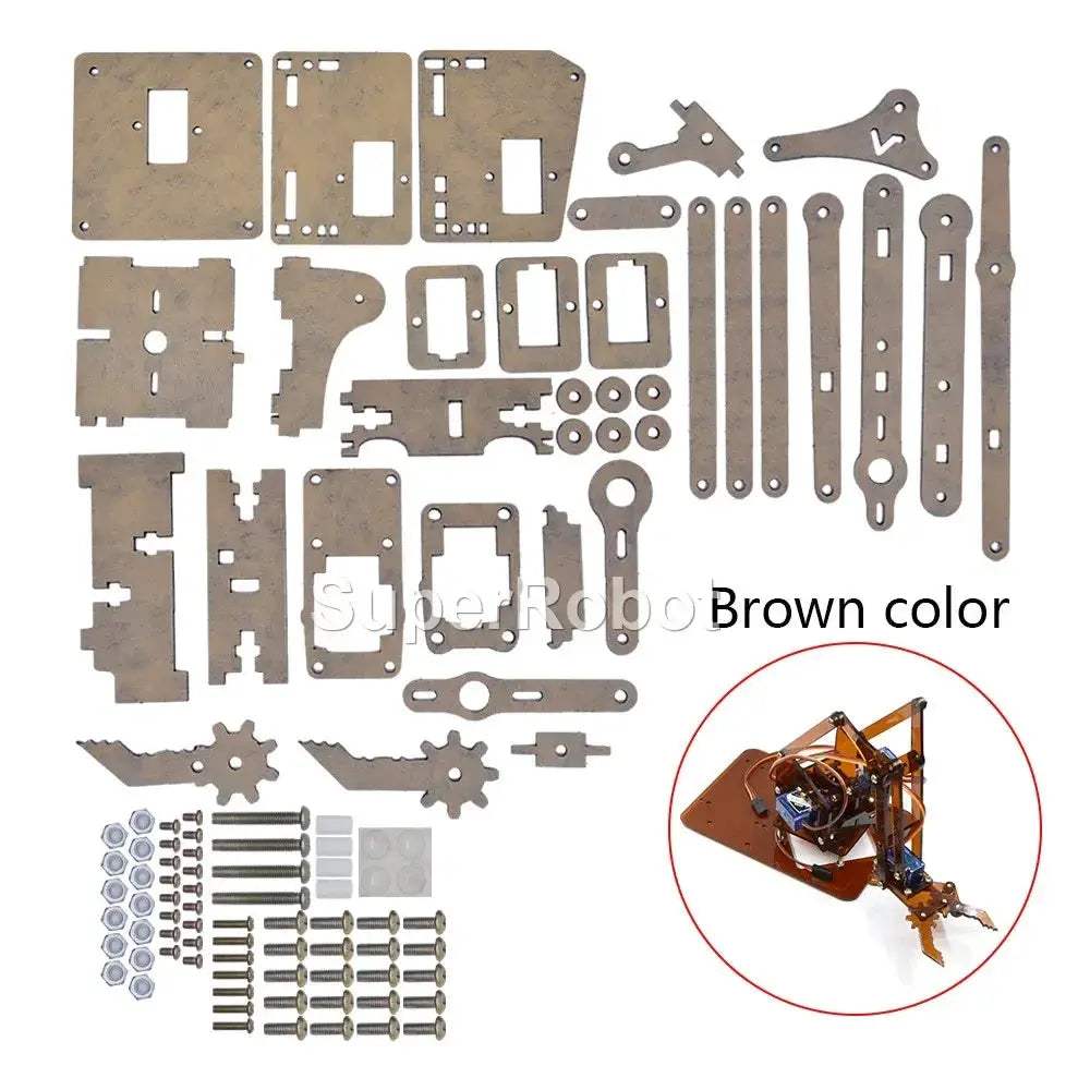 Arduino Robot Arm Kit With Four DoF Claw System - ToylandEU