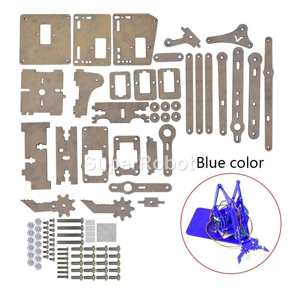 Arduino Robot Arm Kit With Four DoF Claw System - ToylandEU