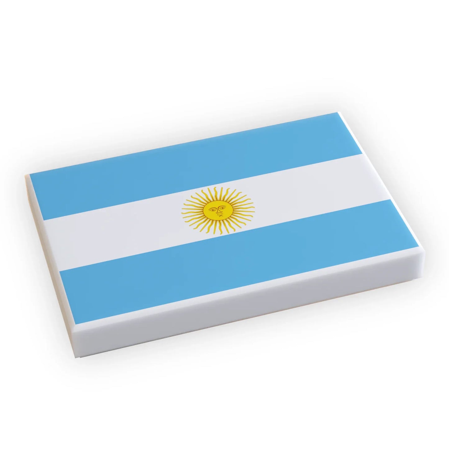 Argentina Flag 2x3 LEGO Tile Durable Printed For MOCs - ToylandEU