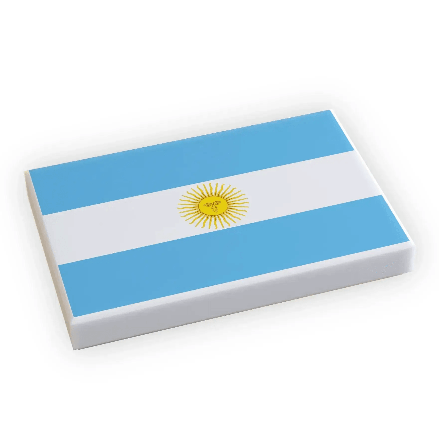  Argentina Flag (2x3 Tile) made using LEGO part -  ToylandEU™
