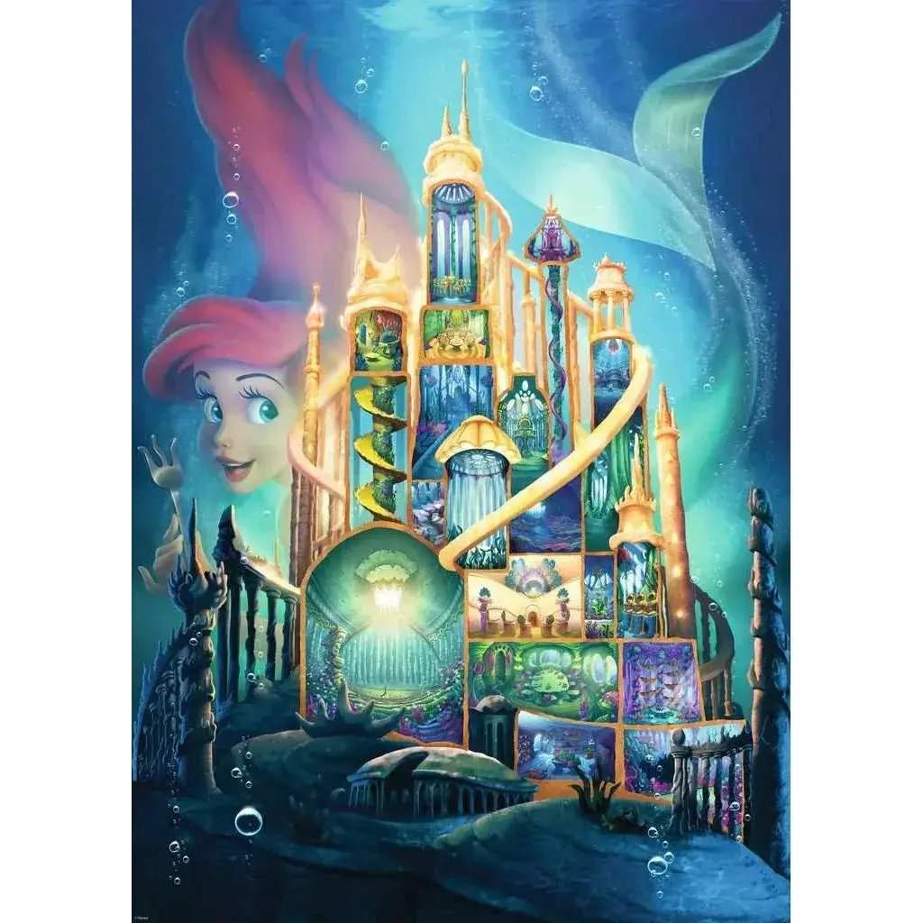 Ariel "Disney Castle Collection" 1000 Piece Jigsaw Puzzle Ravensburger - ToylandEU