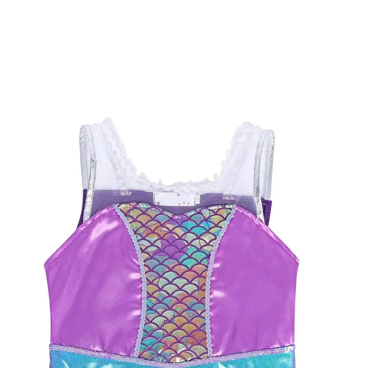  Ariel Mermaid Princess Costume Gown for Girls -  Cosplay Costume -  ToylandEU™