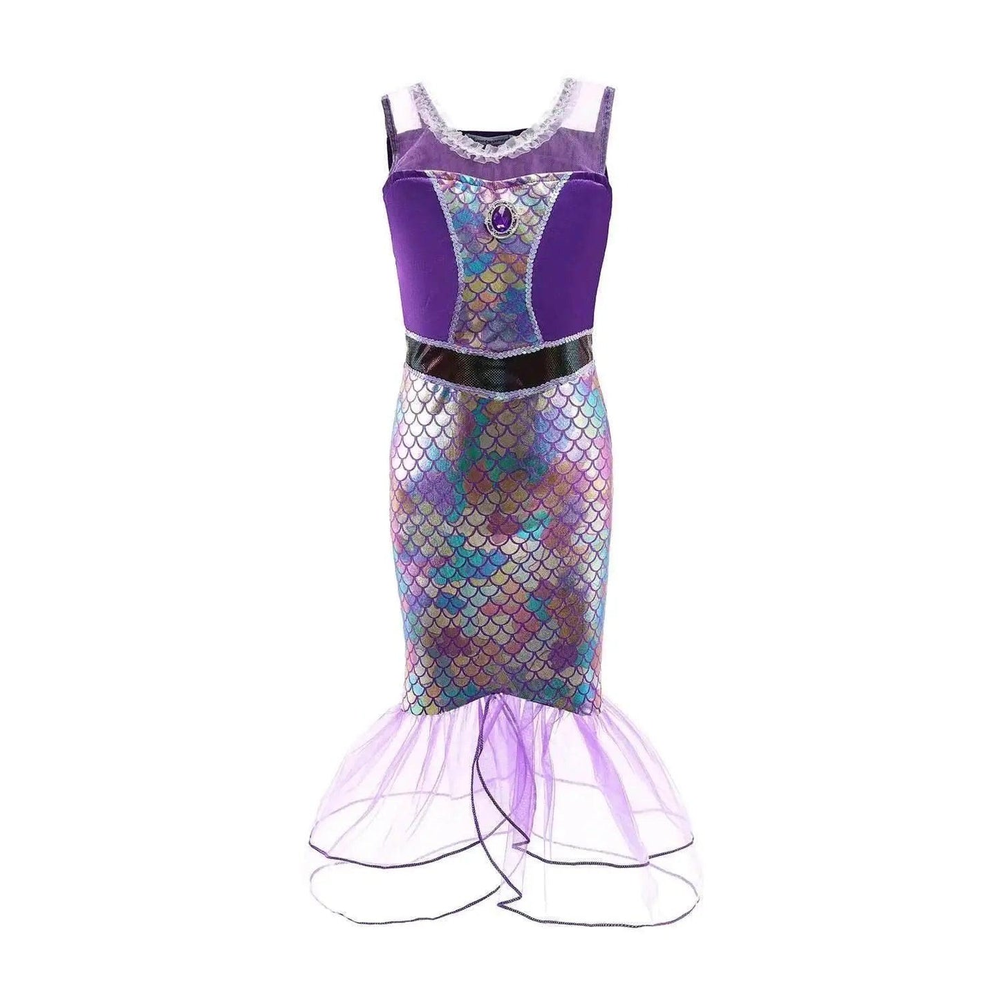  Ariel Mermaid Princess Costume Gown for Girls -  Cosplay Costume -  ToylandEU™