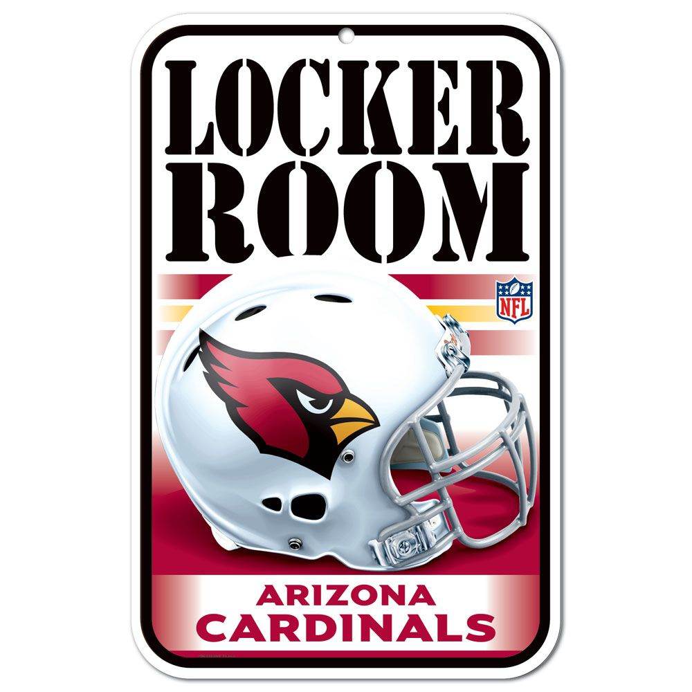 Arizona Cardinals 11x17 Plastic Locker Room Sign Display - ToylandEU