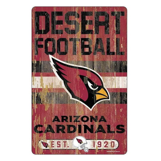  Arizona Cardinals 11x17 Wood Sign Slogan By Wincraft -  ToylandEU™