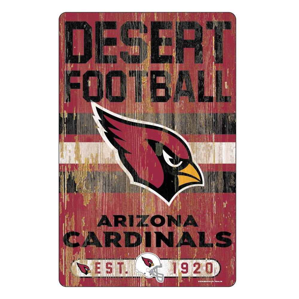 Arizona Cardinals 11x17 Wood Sign Slogan By Wincraft - ToylandEU