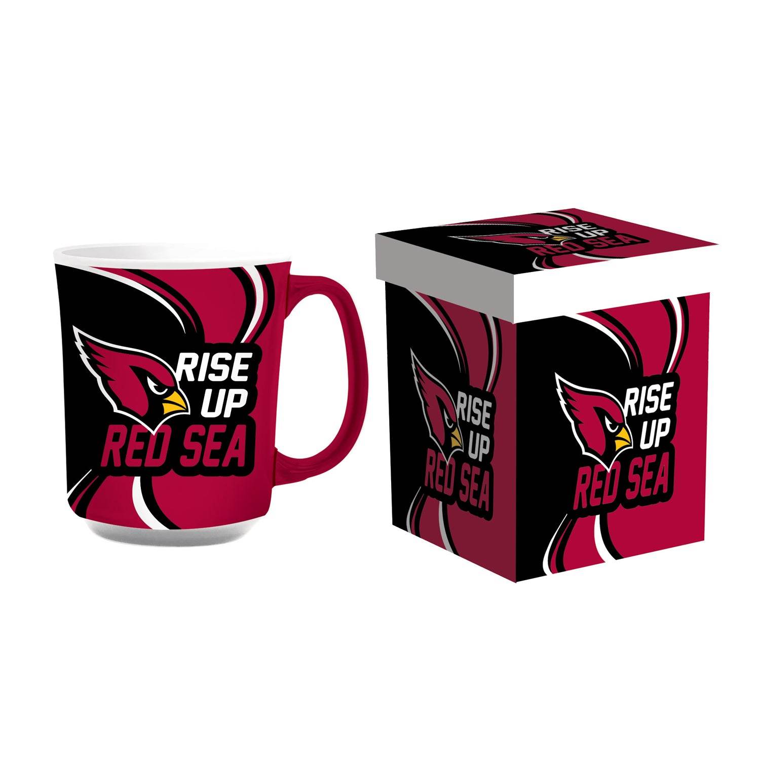 Arizona Cardinals 14oz Ceramic Mug With Matching Gift Box - ToylandEU
