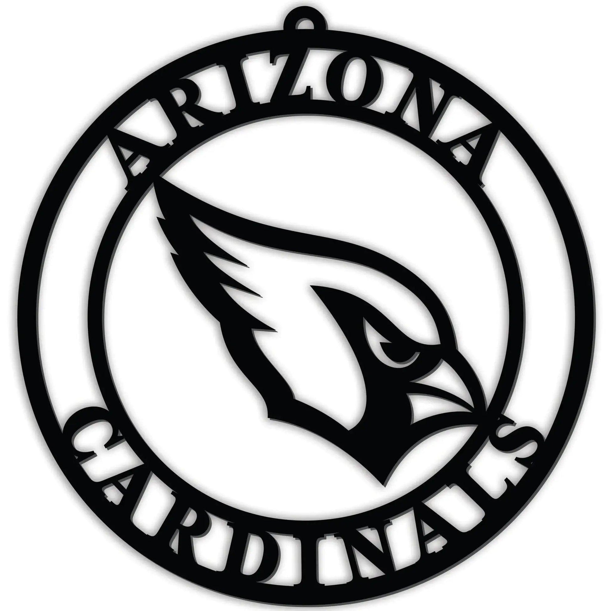  Arizona Cardinals 16 Inch Black PVC Door Hanger Sign -  ToylandEU™