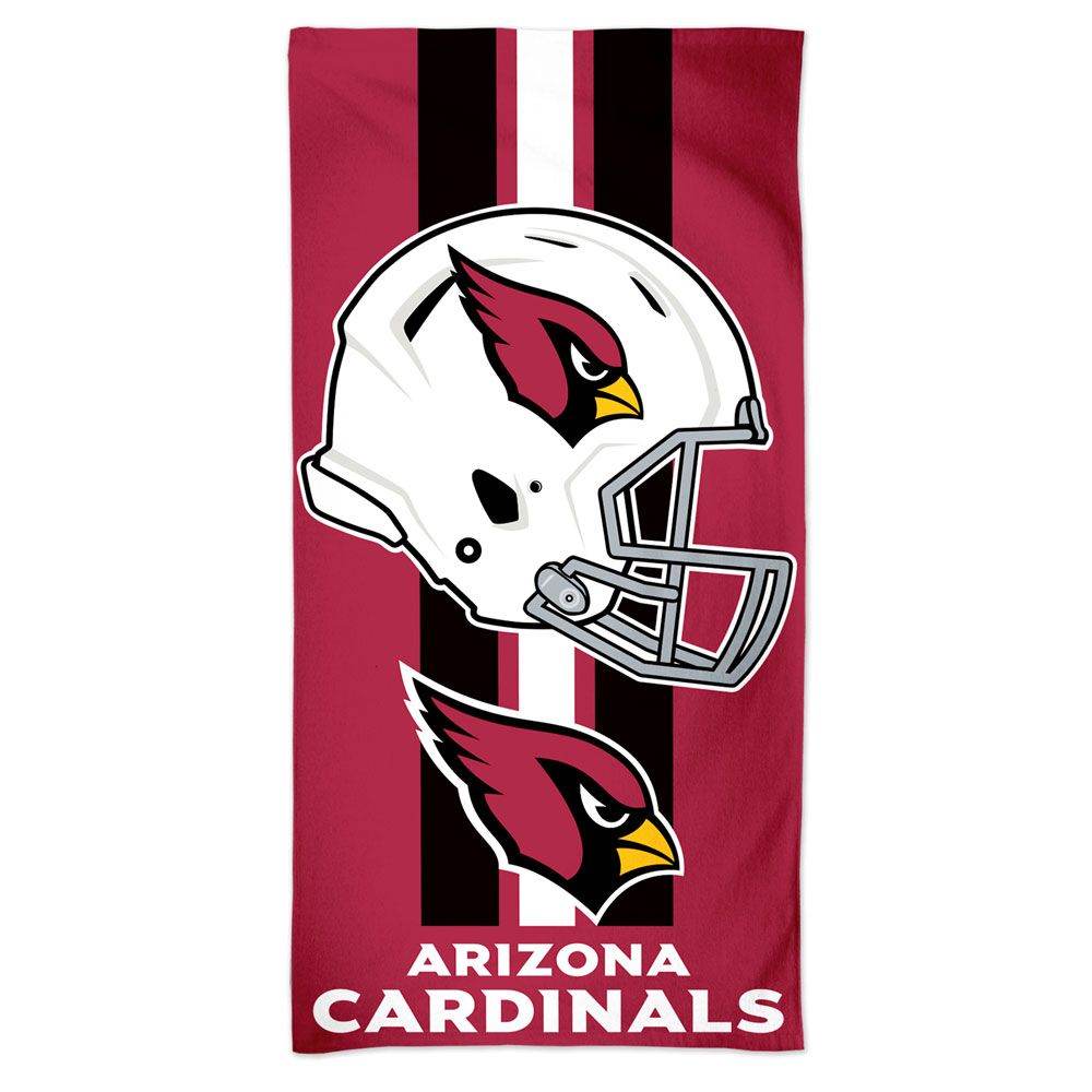 Arizona Cardinals Beach Towel 30x60 Velour Front Terry Back - ToylandEU