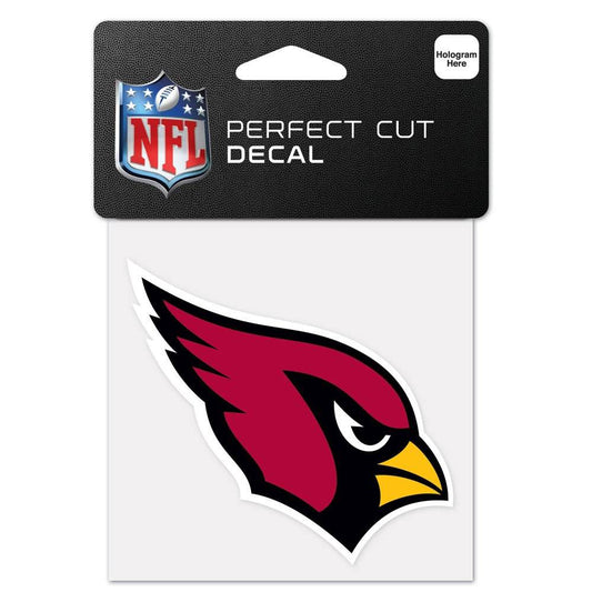 Arizona Cardinals Car Decal 4x4 Perfect Cut Color Finish - ToylandEU