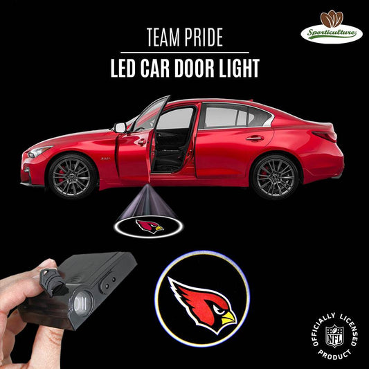 Arizona Cardinals Car Door Light Projector With LED - ToylandEU