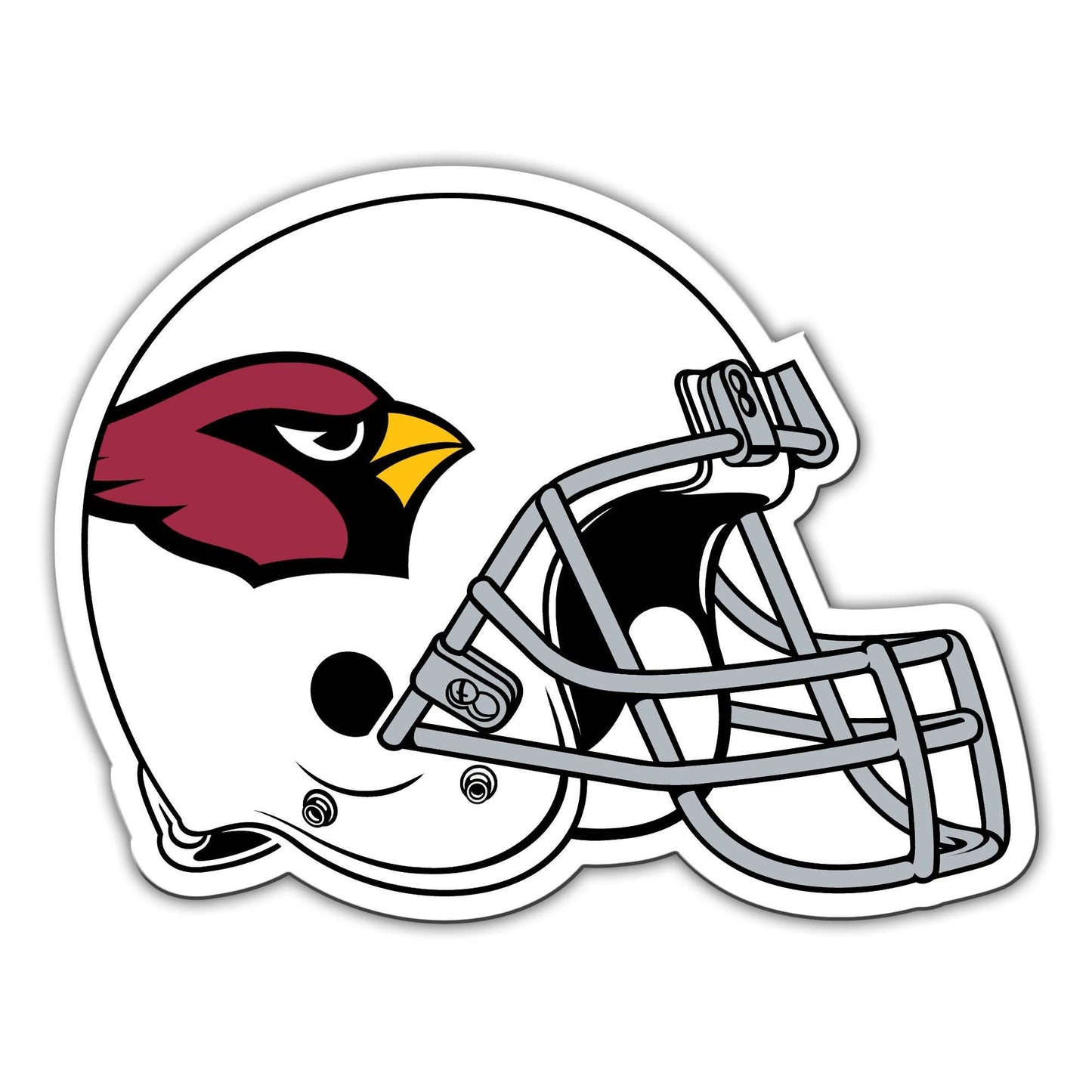 Arizona Cardinals Car Magnet 12 Inch Helmet Design Official - ToylandEU