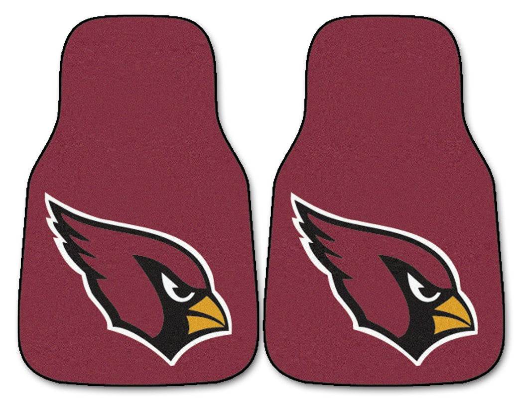 Arizona Cardinals Car Mats Printed Carpet 2 Piece Set - ToylandEU