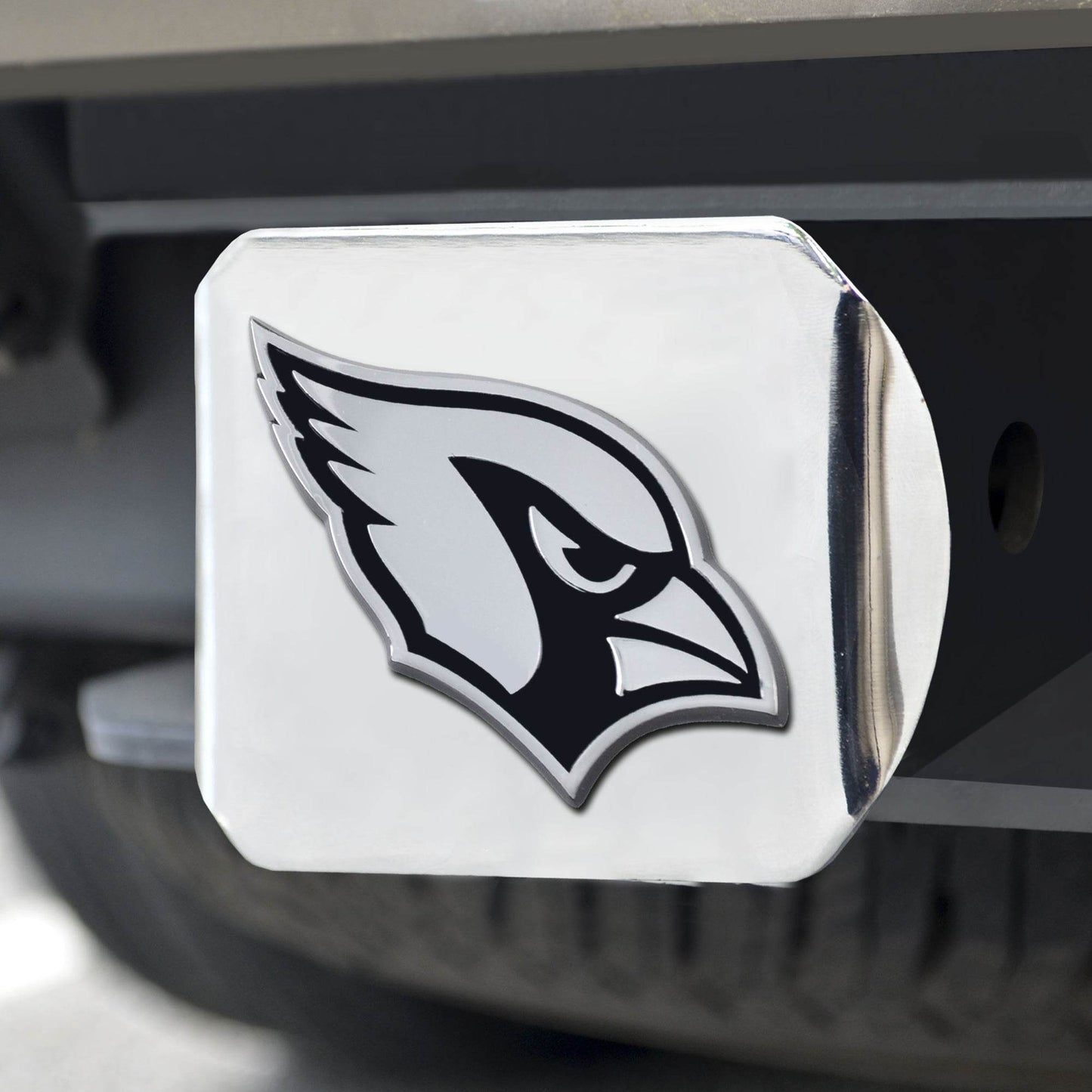 Arizona Cardinals Chrome Hitch Cover 2 Inch Square Emblem - ToylandEU