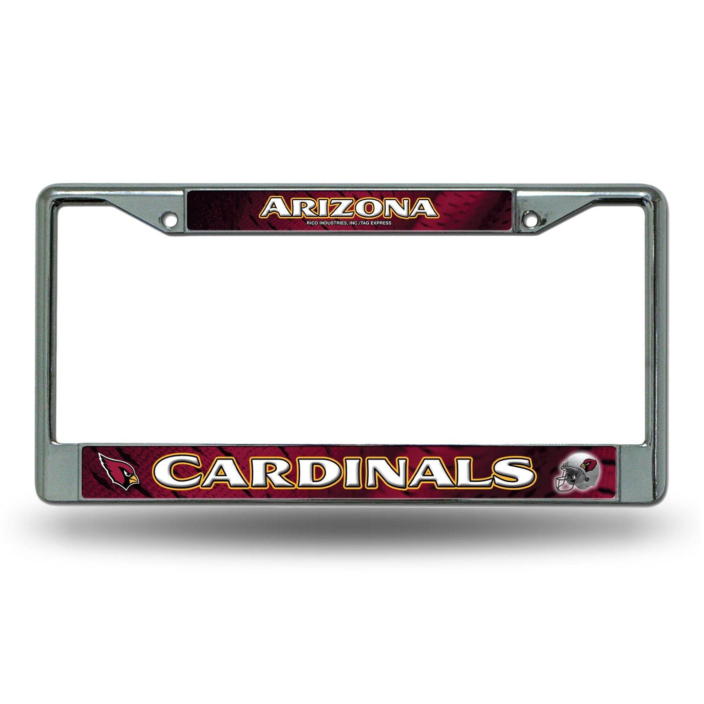 Arizona Cardinals Chrome License Plate Frame With Logo - ToylandEU