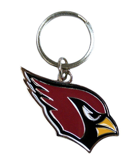 Arizona Cardinals Chrome Logo Cut Keychain - ToylandEU
