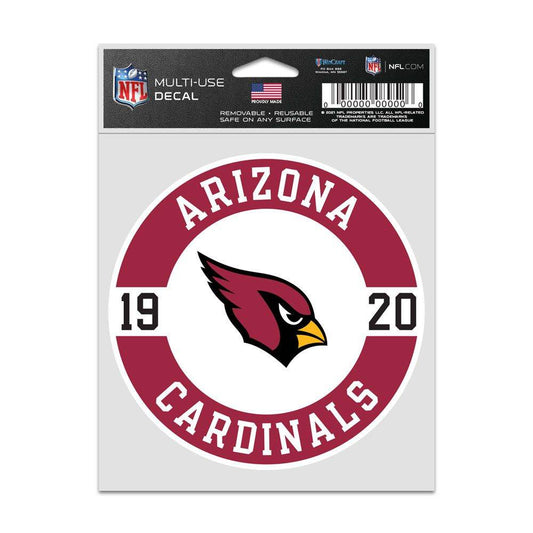 Arizona Cardinals Decal 3.75x5 Patch Fan Wincraft Official - ToylandEU