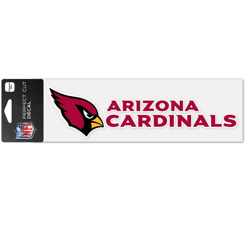 Arizona Cardinals Decal 3x10 Perfect Cut Wordmark Color - ToylandEU