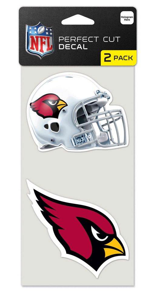 Arizona Cardinals Decal 4x4 Perfect Cut 2 Pack Outdoor - ToylandEU
