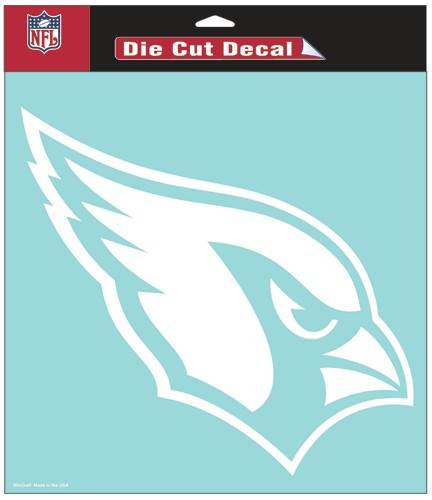 Arizona Cardinals Decal 8x8 Die Cut White - ToylandEU