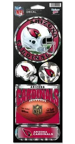  Arizona Cardinals Die Cut Decal 4x11 Prismatic Style -  ToylandEU™