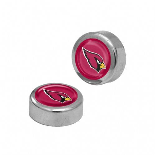 Arizona Cardinals Domed License Plate Screw Caps Two Piece - ToylandEU