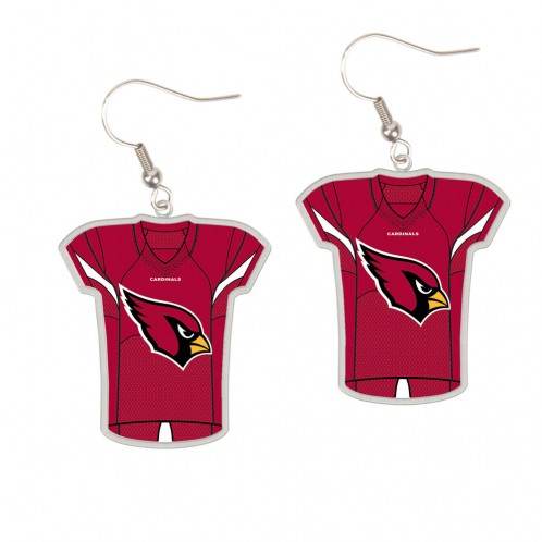 Arizona Cardinals Earrings Jersey Style Officially Licensed - ToylandEU