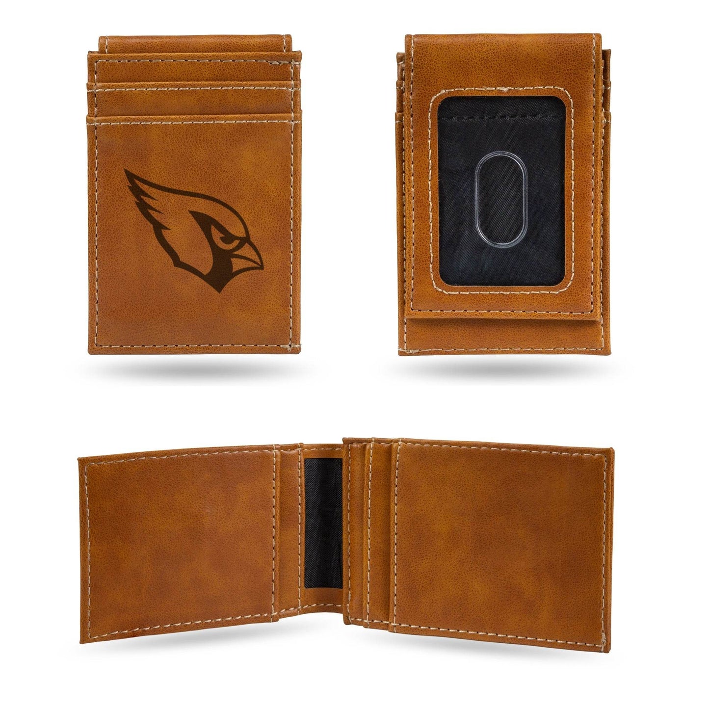 Arizona Cardinals Front Pocket Wallet Laser Engraved - ToylandEU