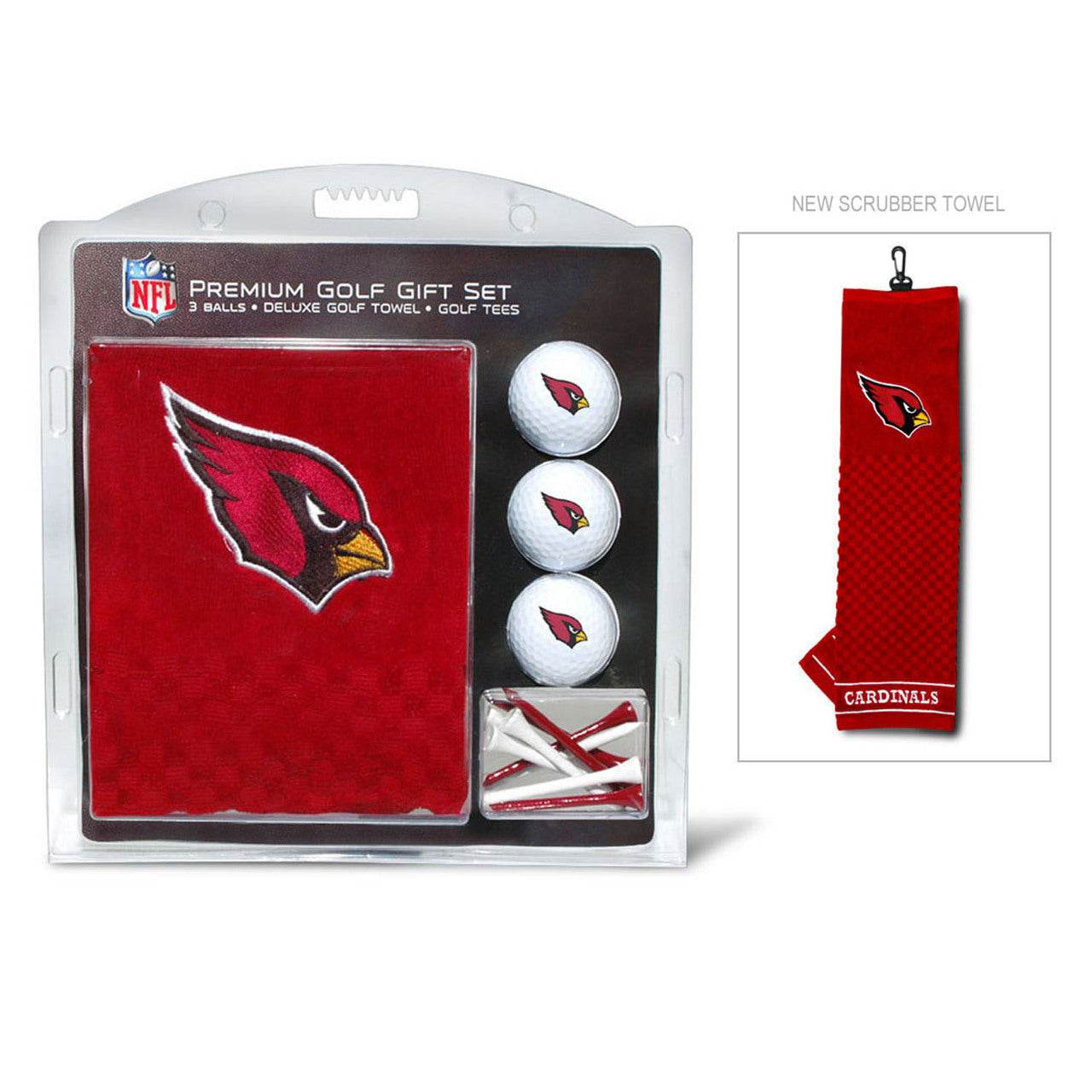 Arizona Cardinals Golf Gift Set With Embroidered Towel - ToylandEU