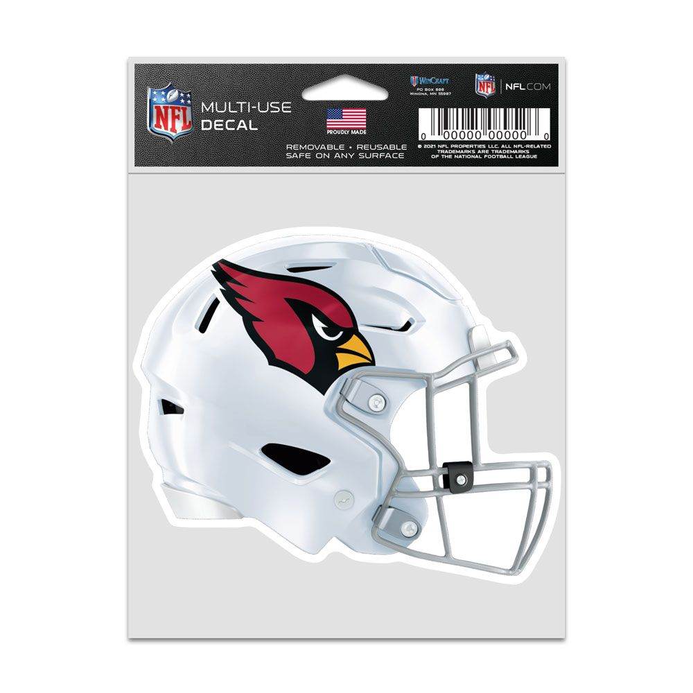 Arizona Cardinals Helmet Decal 3 75x5 Inches Wincraft - ToylandEU