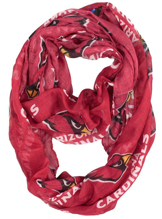 Arizona Cardinals Infinity Scarf Lightweight Logo Print - ToylandEU
