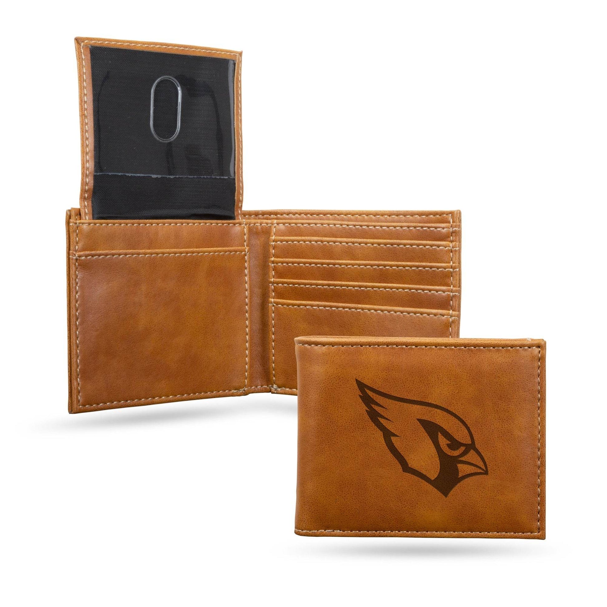 Arizona Cardinals Leather Wallet Billfold Laser Engraved - ToylandEU