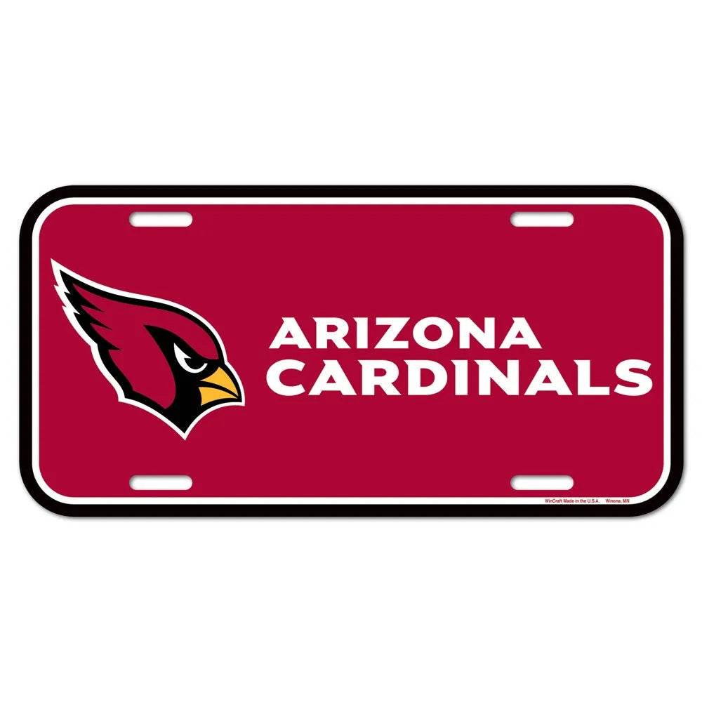 Arizona Cardinals License Plate Plastic - ToylandEU
