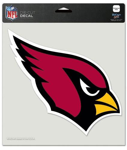Arizona Cardinals Licensed Die Cut 8x8 Decal Color Vinyl - ToylandEU