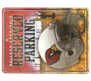 Arizona Cardinals Metal Parking Sign Special Order Premium - ToylandEU