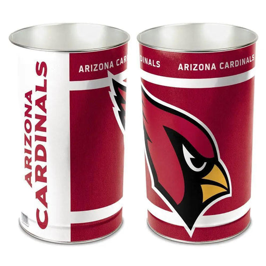  Arizona Cardinals Metal Wastebasket 15 Inch Team Decor -  ToylandEU™