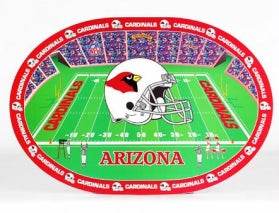 Arizona Cardinals NFL Vinyl Placemats Set Of 4 Heavy Duty - ToylandEU