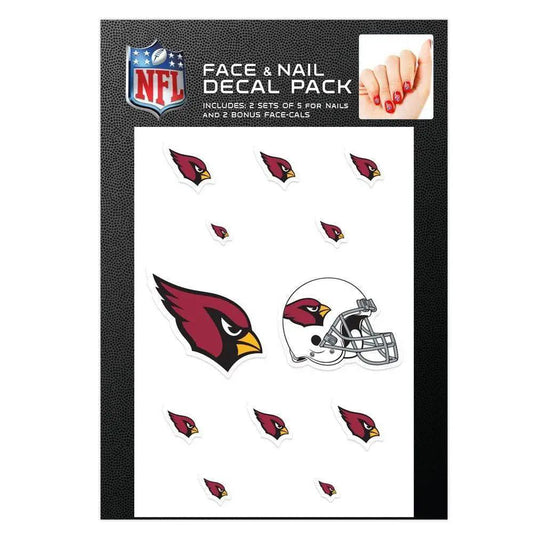  Arizona Cardinals Nail Cals and Face Cals Waterless Decals -  ToylandEU™