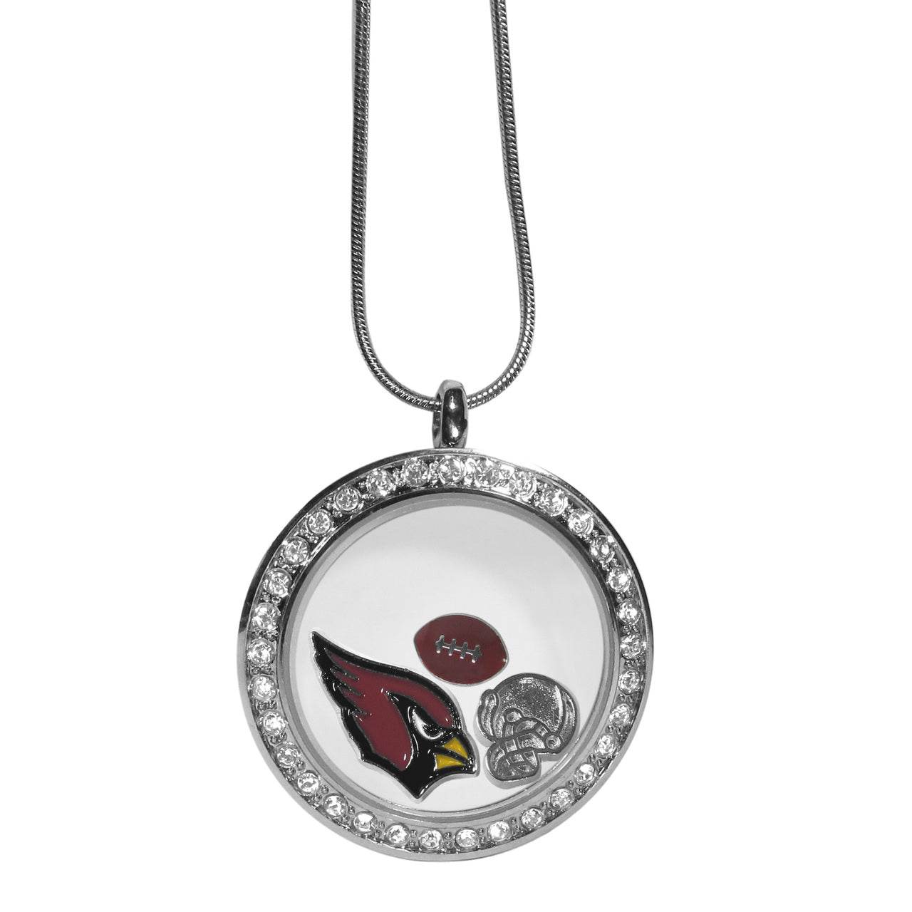 Arizona Cardinals Necklace Locket With Floating Charms - ToylandEU