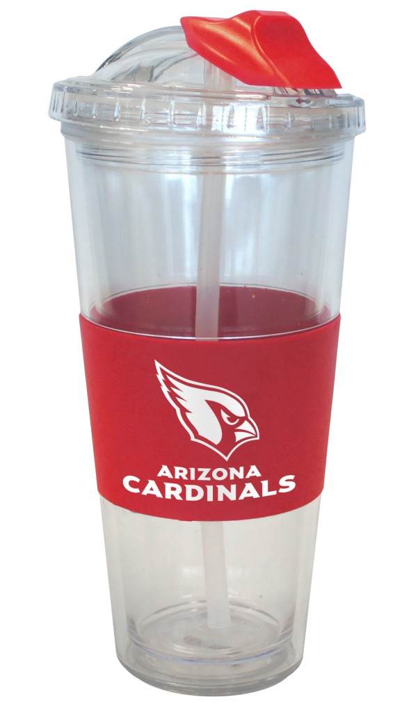 Arizona Cardinals No Spill Straw Tumbler 22oz Premium - ToylandEU
