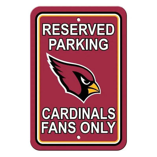  Arizona Cardinals Reserved Parking Sign 12x18 Plastic -  ToylandEU™